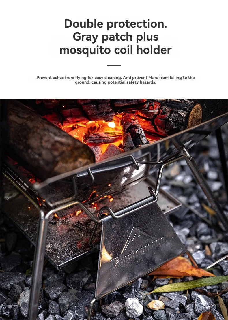 Portable Stainless Steel Barbecue Grill