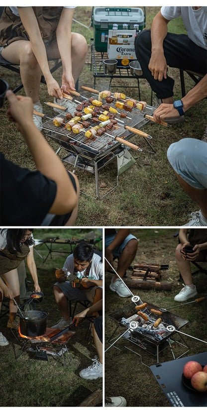 Portable Stainless Steel Barbecue Grill