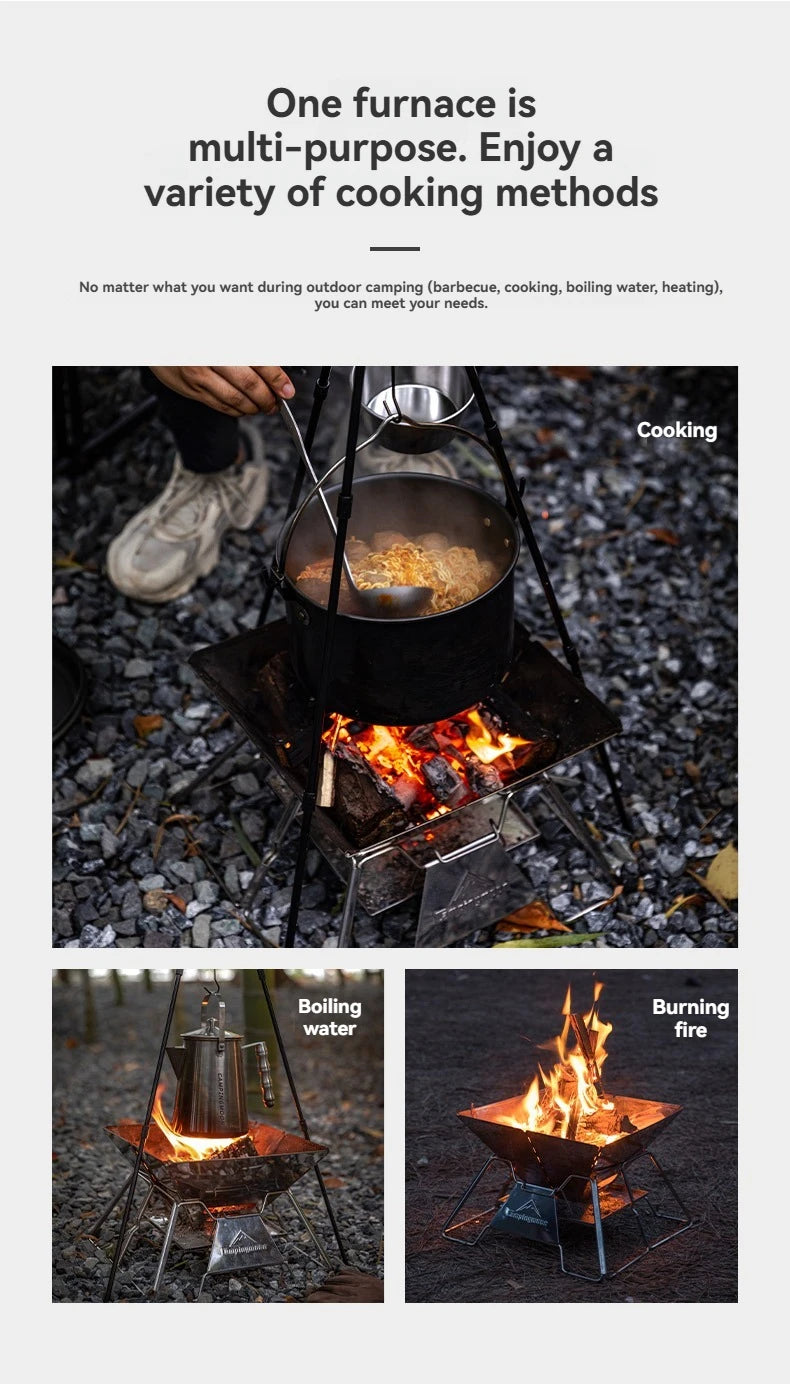 Portable Stainless Steel Barbecue Grill