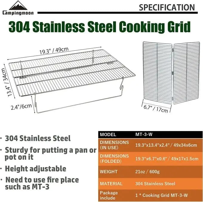 Portable Stainless Steel Barbecue Grill