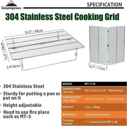 Portable Stainless Steel Barbecue Grill