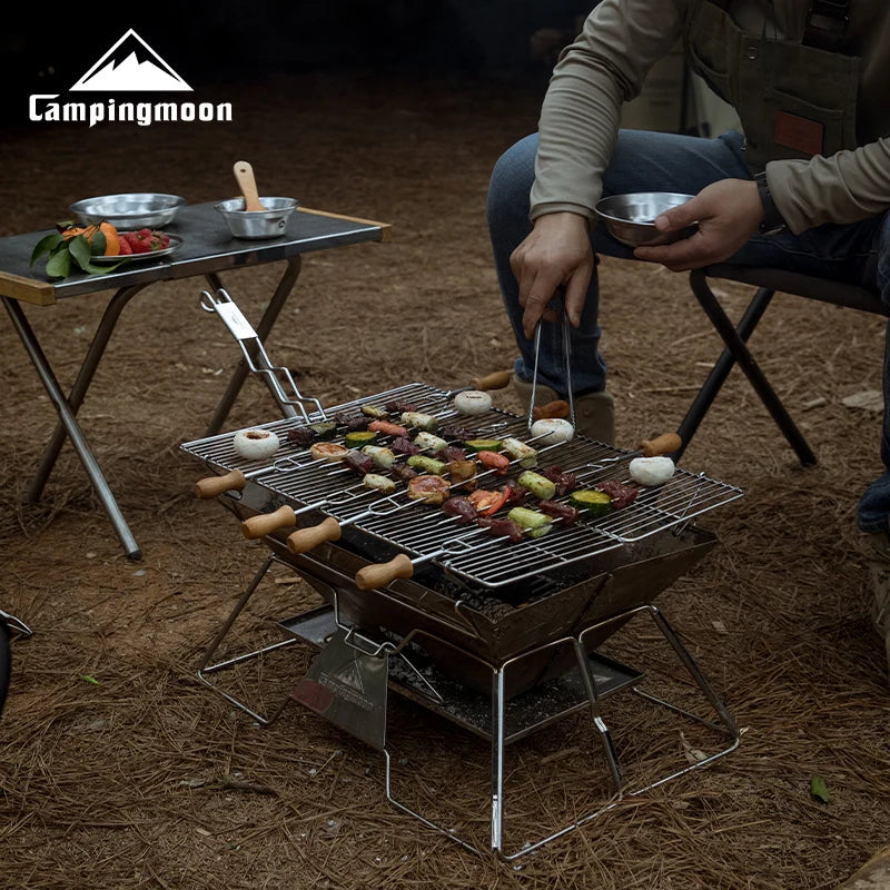 Portable Stainless Steel Barbecue Grill