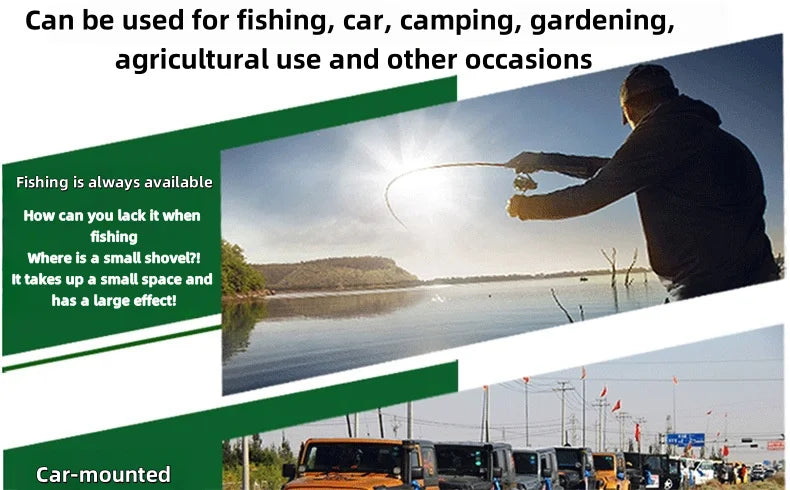 Multifunctional Shovel Tool For Camping