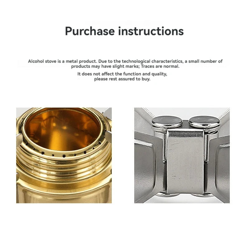 Alcohol Furnace For Camping