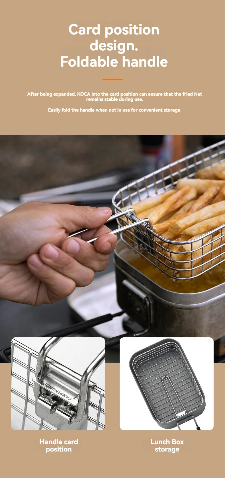 Outdoor Frying Basket