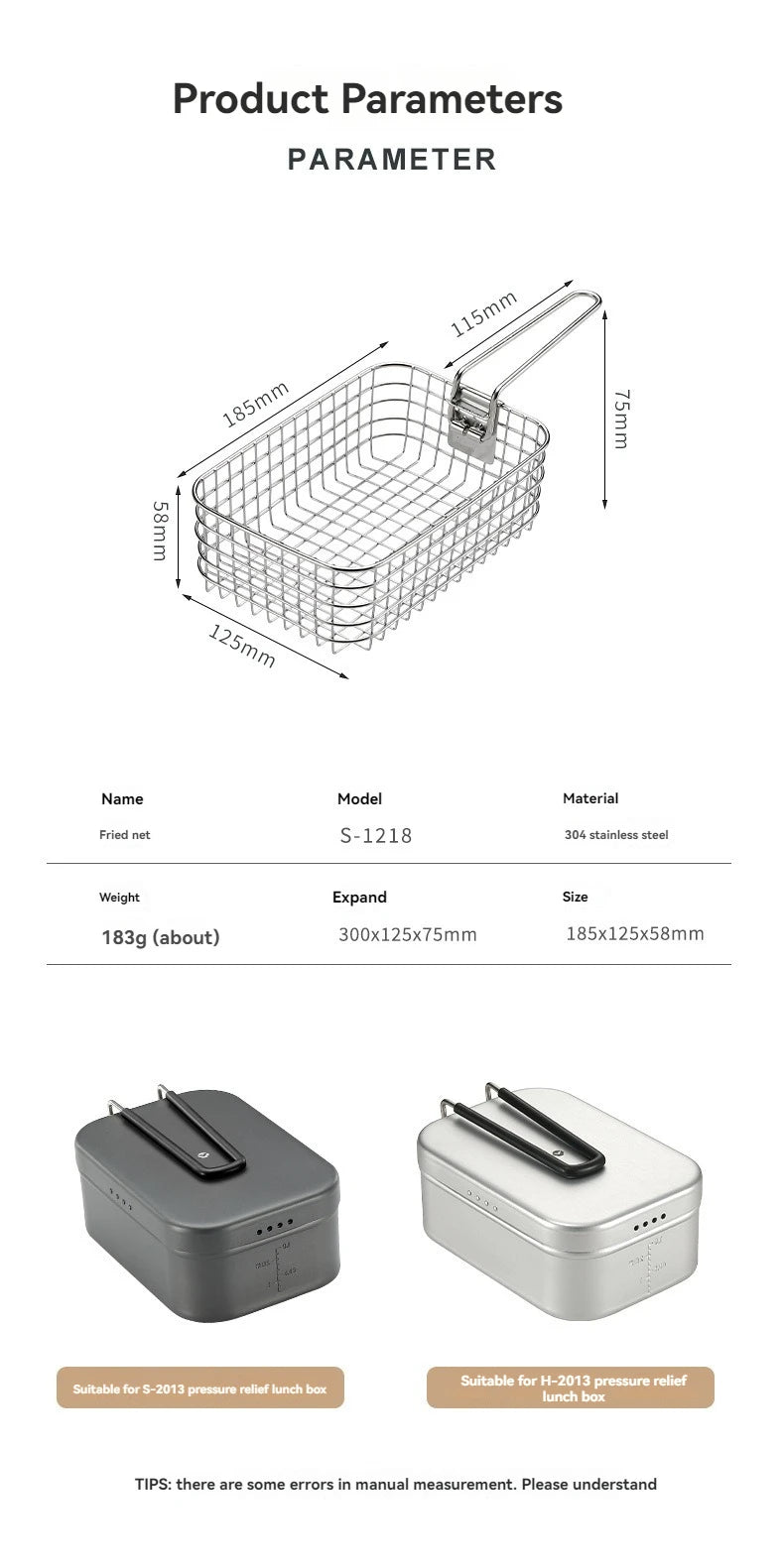 Outdoor Frying Basket