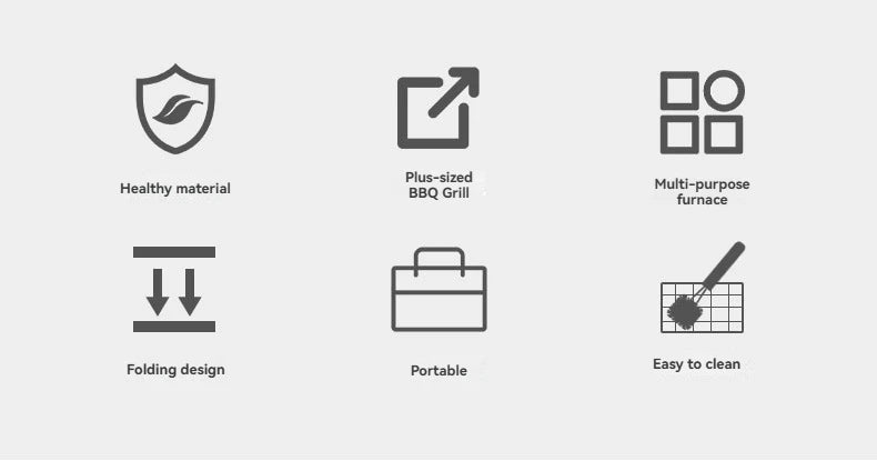 Portable Stainless Steel Barbecue Grill