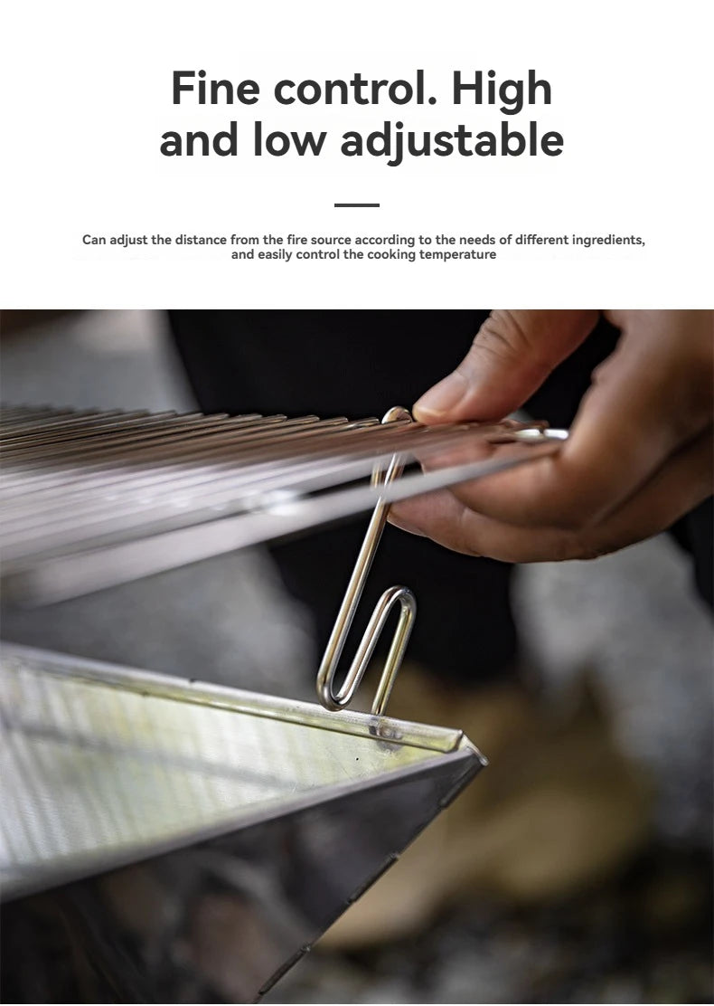 Portable Stainless Steel Barbecue Grill