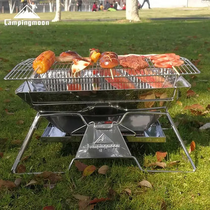 Portable Stainless Steel Barbecue Grill