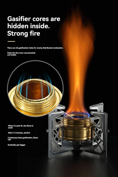 Alcohol Furnace For Camping